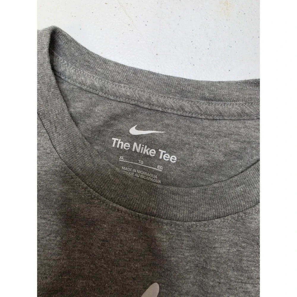 Nike Kids Script Logo Graphic T-Shirt 2 Pack Black Gray XL 100% Cotton